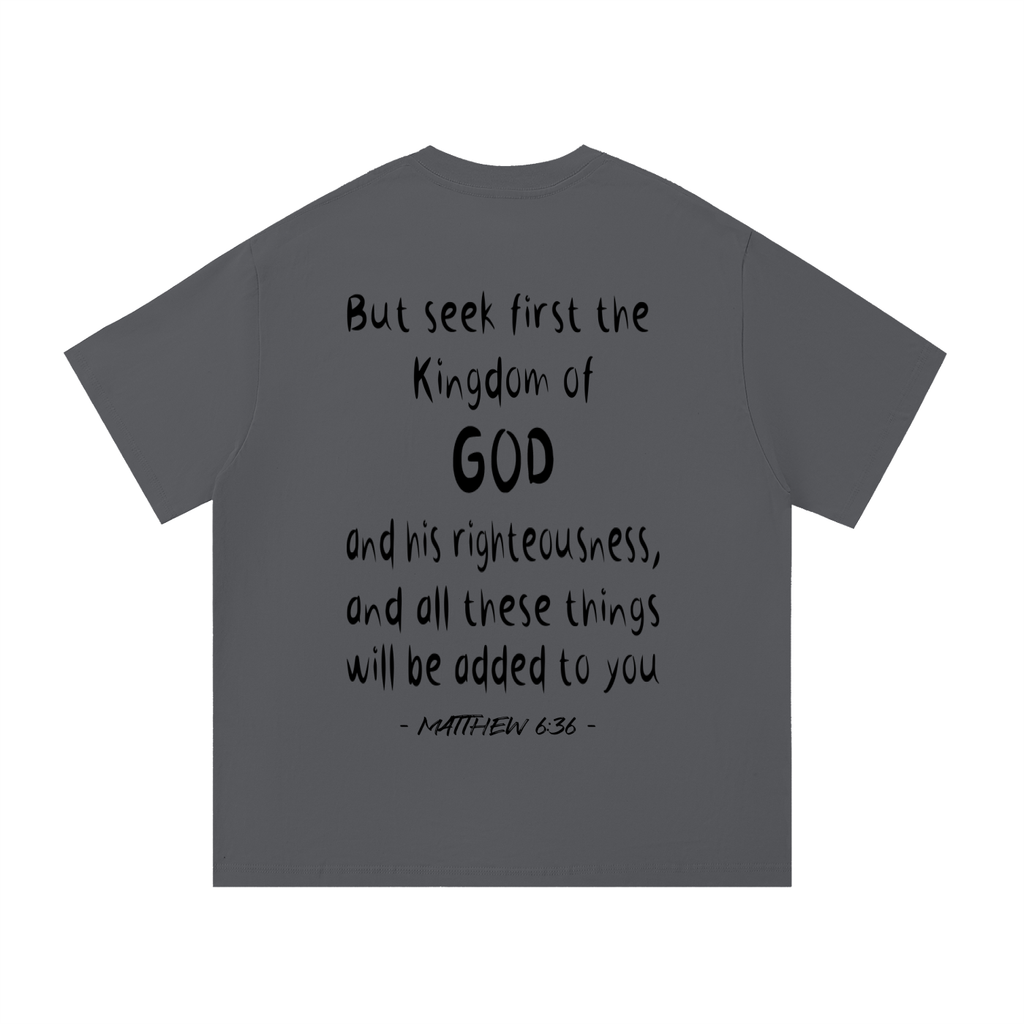 Seek Him First - Essential Cotton T-Shirt