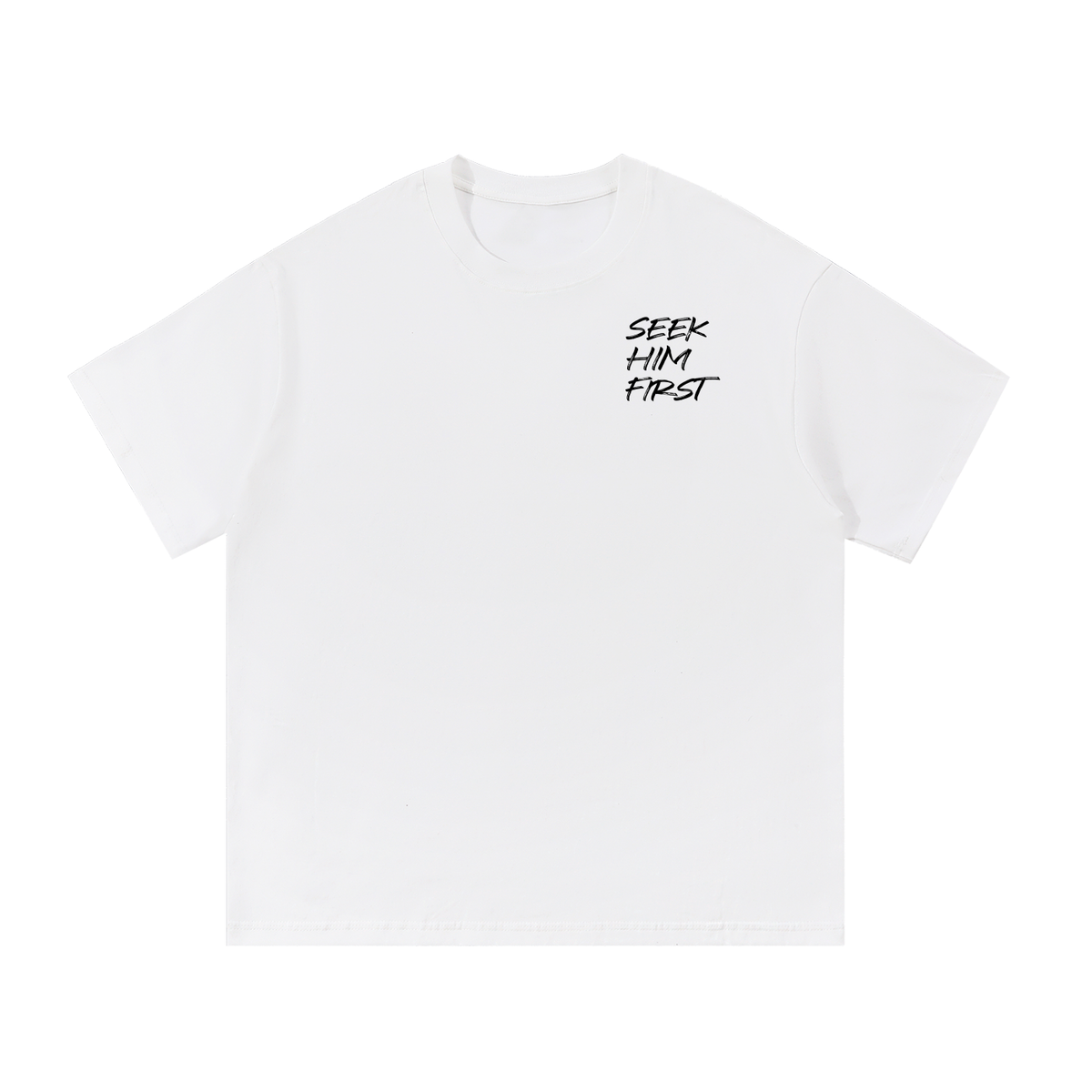 Seek Him First - Essential Cotton T-Shirt