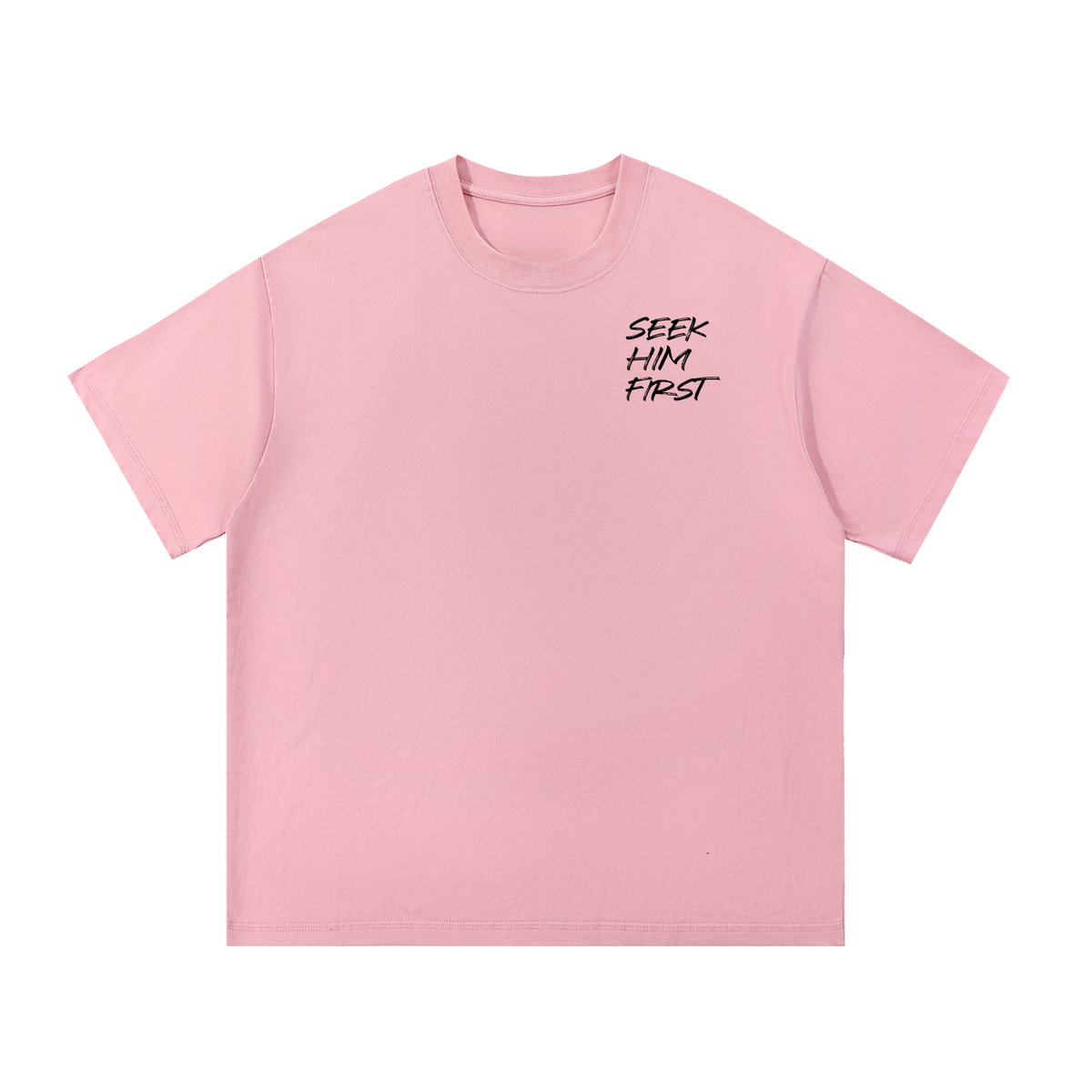 Seek Him First - Essential Cotton T-Shirt