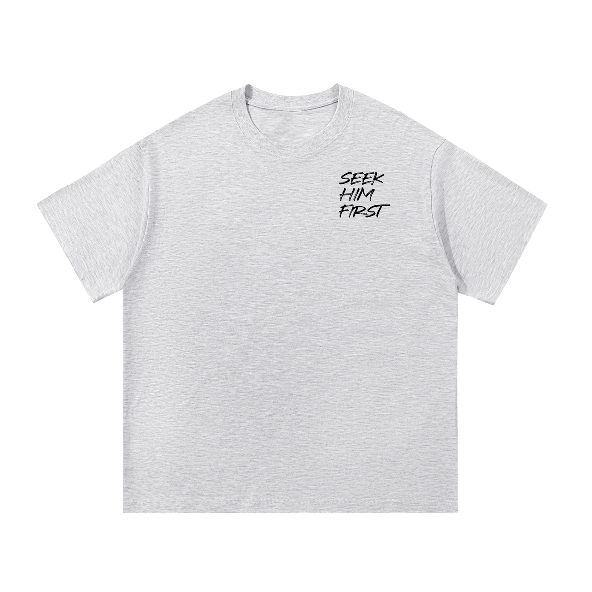 Seek Him First - Essential Cotton T-Shirt