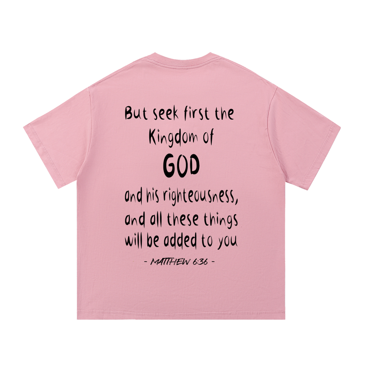 Seek Him First - Essential Cotton T-Shirt