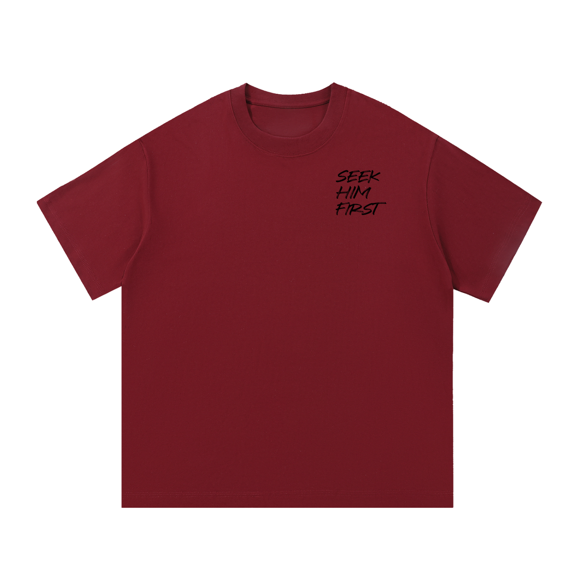 Seek Him First - Essential Cotton T-Shirt